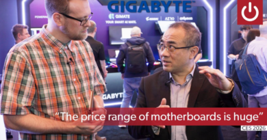 Afam PAtrick Murray and Eddie Lin, CES. "The Price Range of Motherboards is huge"