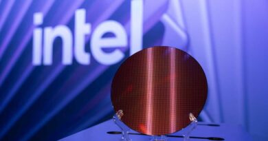 Intel Panther Lake wafer