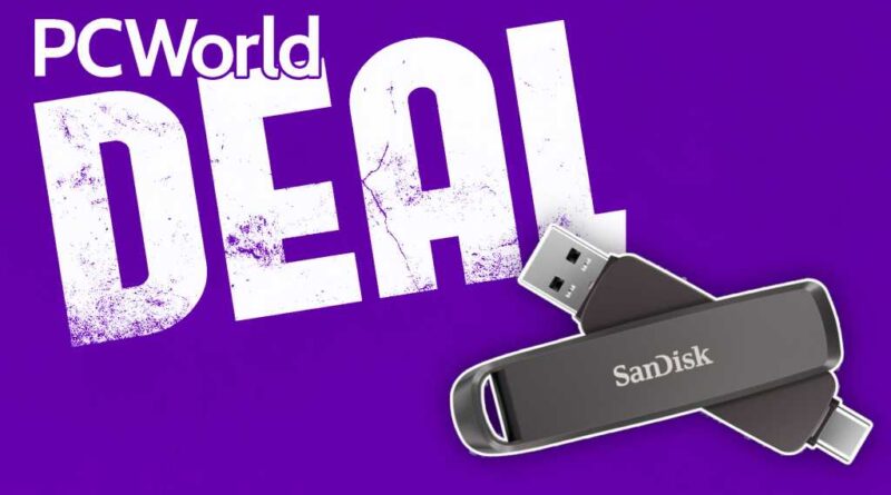 SanDisk Extreme Pro Dual Drive USB flash drive PCWorld deal
