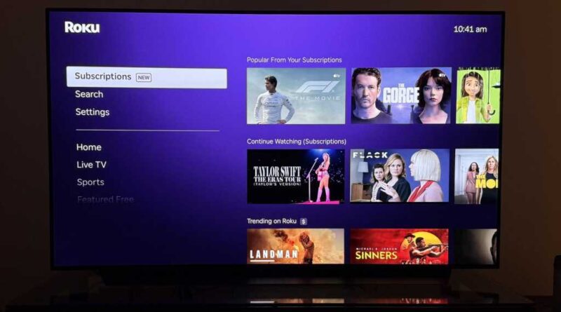 Roku subscription main