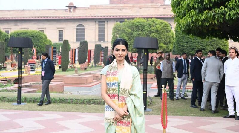 Samantha attends President Hi Tea