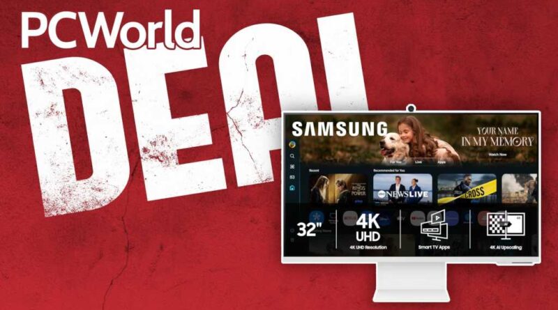 Samsung M80F 4K smart monitor PCWorld deal