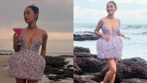 Sayani Gupta`s metal dress worth Rs 1.67 lakh left her with paper cuts