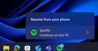 Windows 11 Resume-Taskbar-Alert-Spotify-Launch