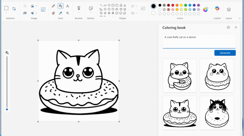 Microsoft Paint Coloring book