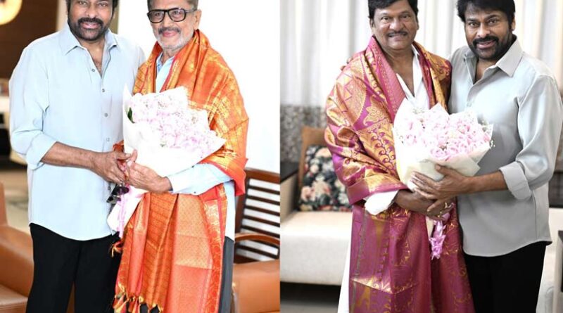 Chiranjeevi delights Padma awardees | cinejosh.com
