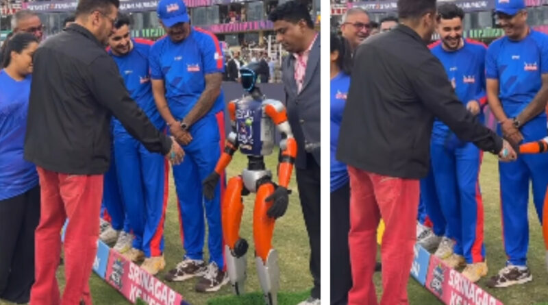 ISPL robot refuses handshake with Salman Khan