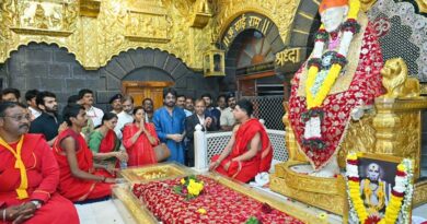Nagarjuna In Shirdi Taking Blessings Of Sai On New Year Day