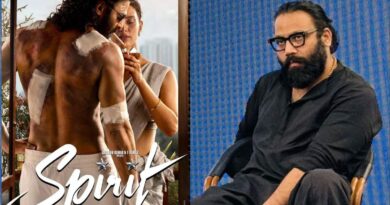 Sandeep Vanga on Spirit poster