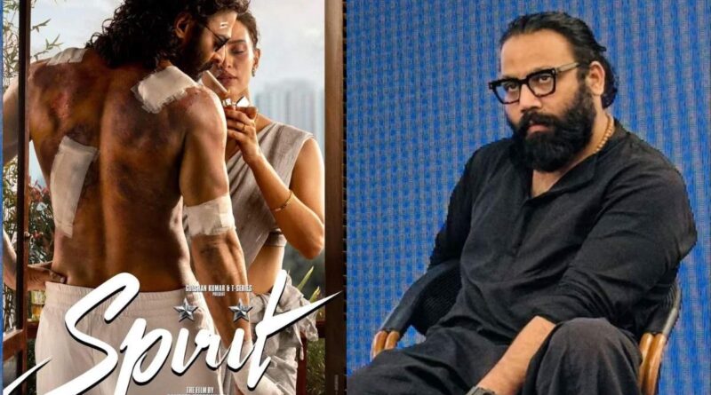 Sandeep Vanga on Spirit poster