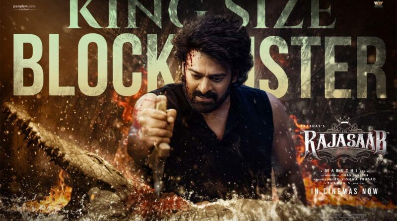 Fans of Prabhas burn confeti in theatre screening The Raja Saab