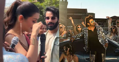 Payal Rajput in tears for The Raja Saab