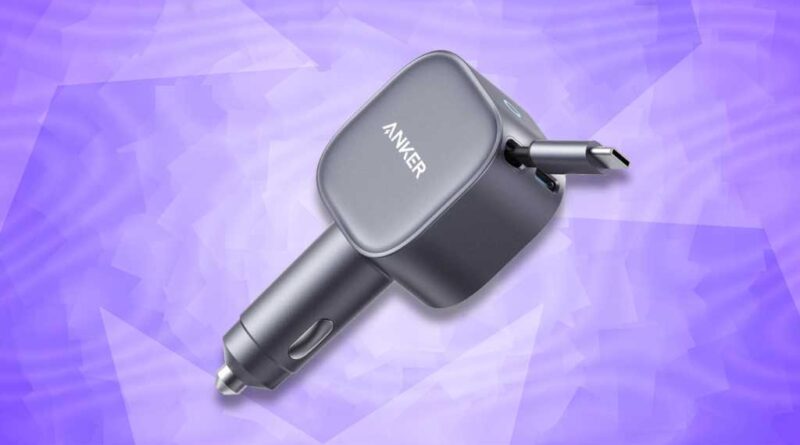 Anker 75W retractable USB-C car charger deal