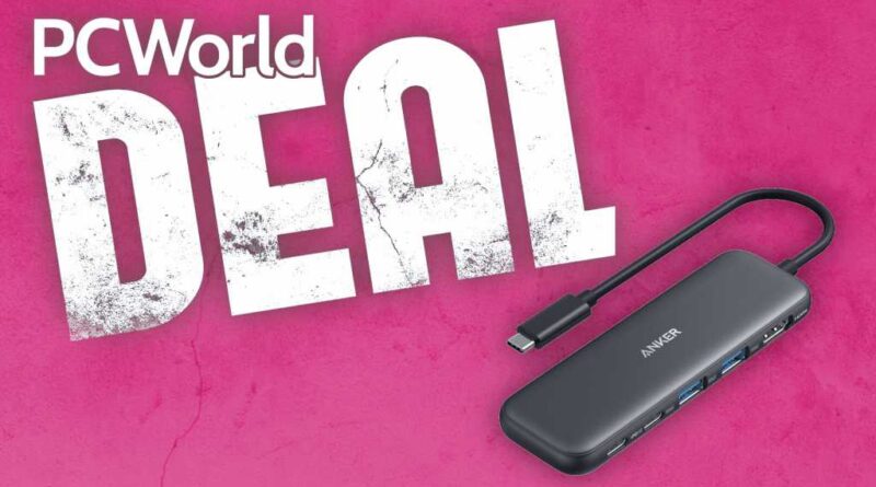 Anker 5-port USB-C hub with 4K HDMI PCWorld deal