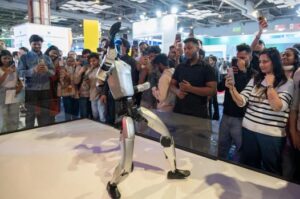 At AI summit, India tries to find a way between the U.S. and China