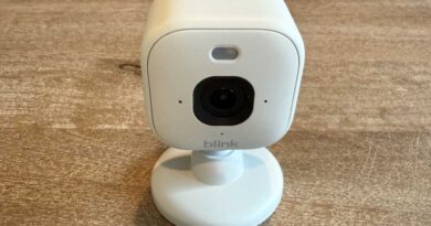 Blink Mini 2K top down angle