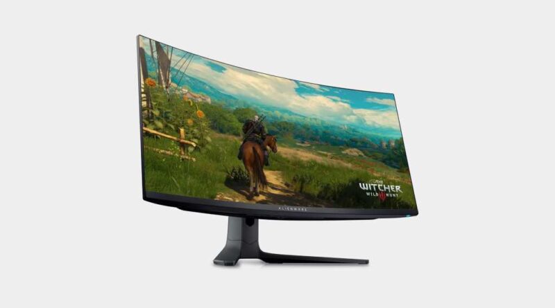 Alienware AW3423DWF Curved QD-OLED Gaming Monitor