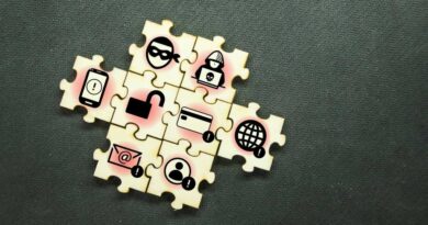 Security antivirus malware password scam hacker fraud jigsaw puzzle illustration