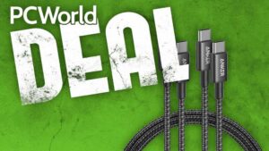 Anker 100W USB-C cables 2-pack PCWorld deal