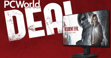 PCW Deal template Samsung OLED monitor Resident Evil