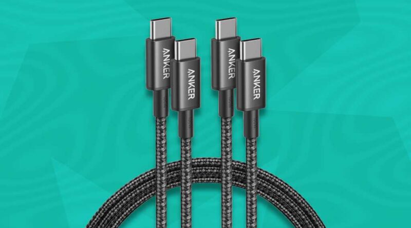 Anker 100W USB-C cables 2-pack deal