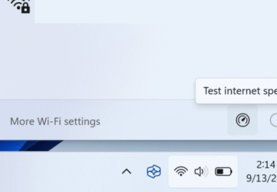 Windows 11 test internet speed button