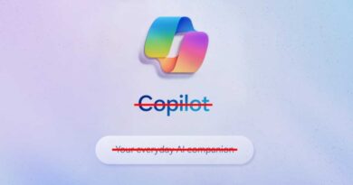 Microsoft Copilot your everyday AI companion crossed out