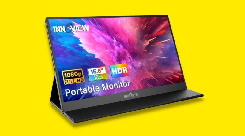 InnoView 15.6-inch 1080p portable laptop monitor deal