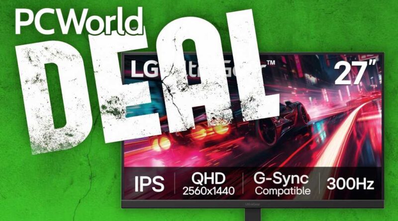 LG UltraGear 27G640A-B monitor PCWorld deal