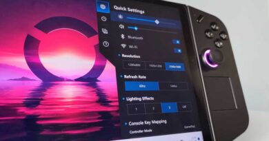 Lenovo Legion Go kontrollpanel