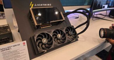 MSI Lightning Z RTX 5090 card
