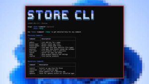 Microsoft Store Command-Line Interface