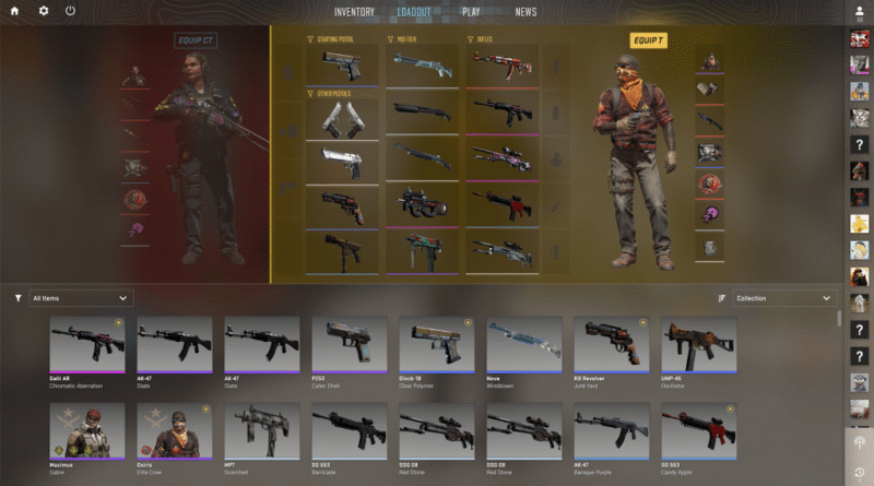 Counter-Strike 2 inventory screenshot