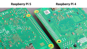 Raspberry Pi 4 vs Raspberry Pi 5 solder points