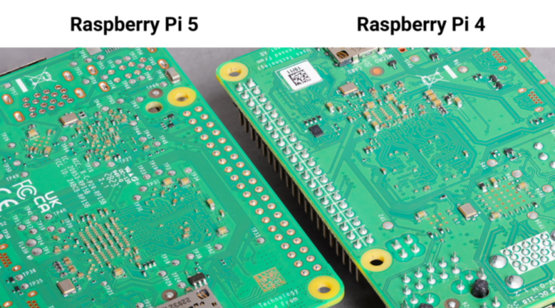 Raspberry Pi 4 vs Raspberry Pi 5 solder points