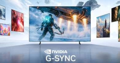 Samsung TVs with Nvidia G-sync promo image OLED