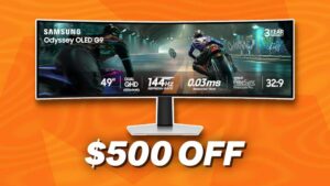Samsung Odyssey OLED G91SD ultrawide gaming monitor deal