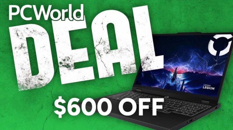 Lenovo Legion 5 gaming laptop PCWorld deal