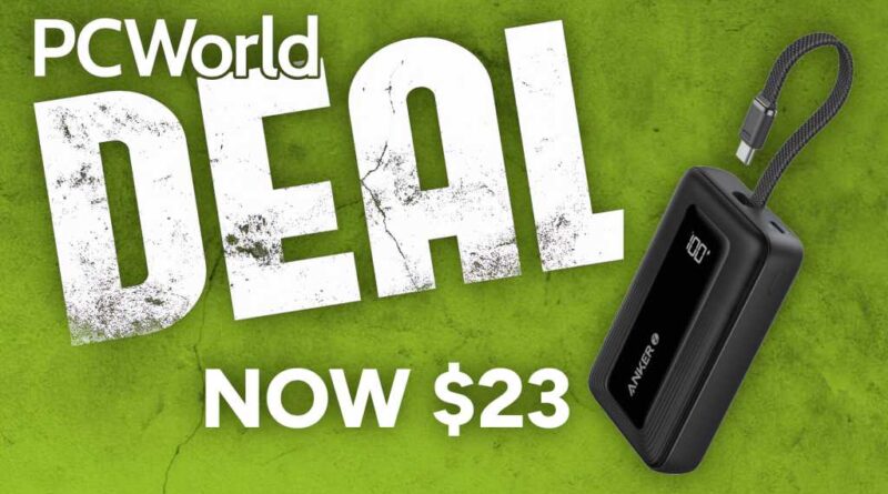 Anker Zolo 10K power bank PCWorld deal