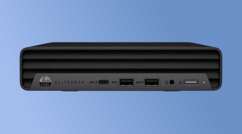 HP EliteDesk 800 G6 (2020) DM i5-10500T 16GB RAM 512GB SSD Win 11 Pro with Keyboard & Mouse (Refurbished)