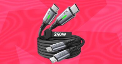 Iniu 240W USB-C charging cable 2-pack deal