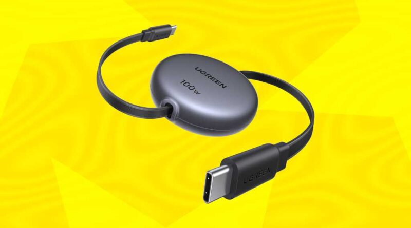 Ugreen Nexode 100W retractable USB-C cable deal