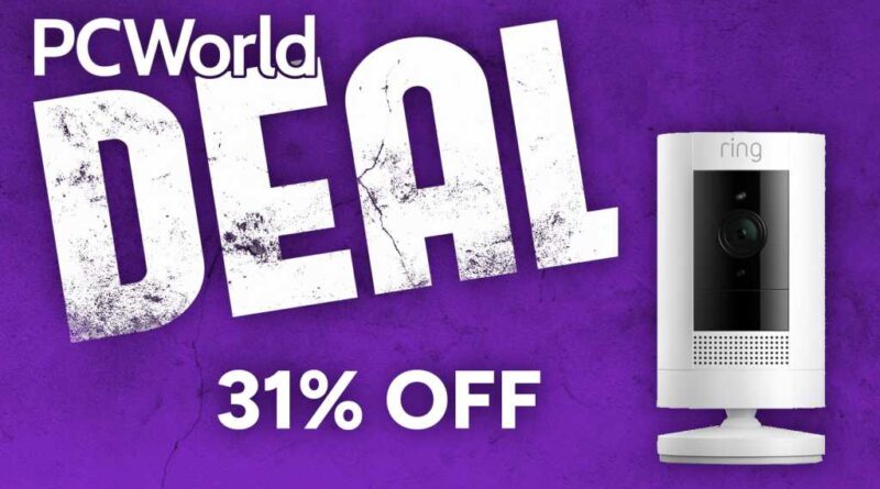Ring Outdoor Cam security camera PCWorld deal