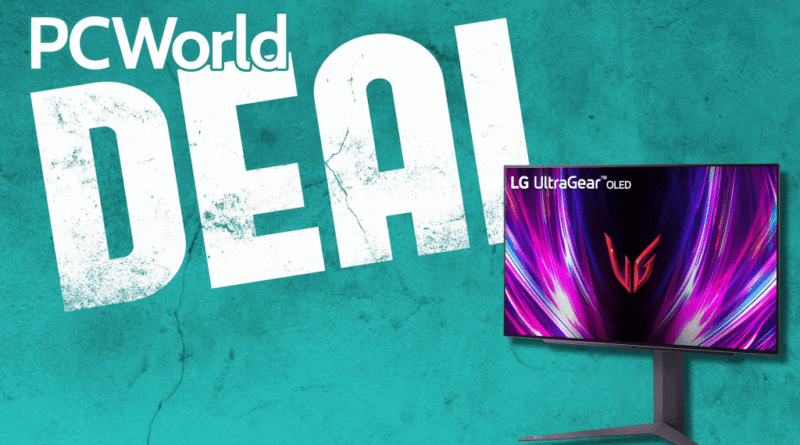 LG OLED 27 inch monitor deal format