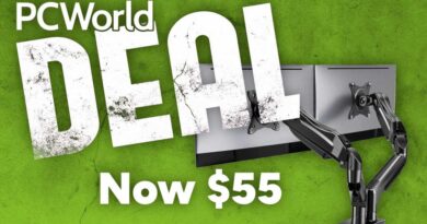 Huanuo dual monitor arm stand PCWorld deal