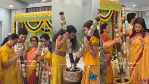 Allu Sirish pre wedding celebrations in fullswing