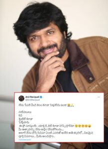 Anil Ravipudi Clears Air About News On His Next