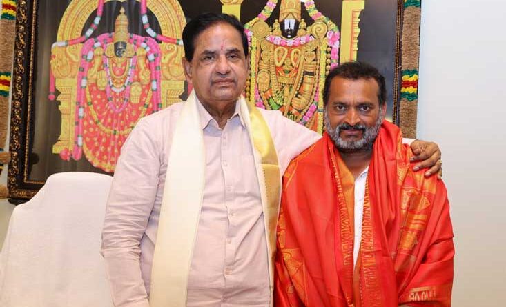 Bandla Ganesh Completes 507 Kilometres Pilgrimage By Walk To Tirumala