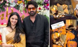 Prabhas gives a feast to Imanvi Ismail