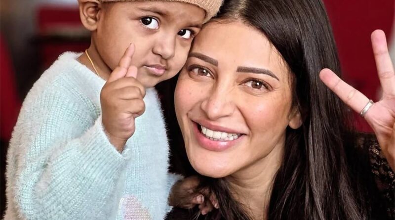 Shruti Haasan meets the baby with a rare genetic condition